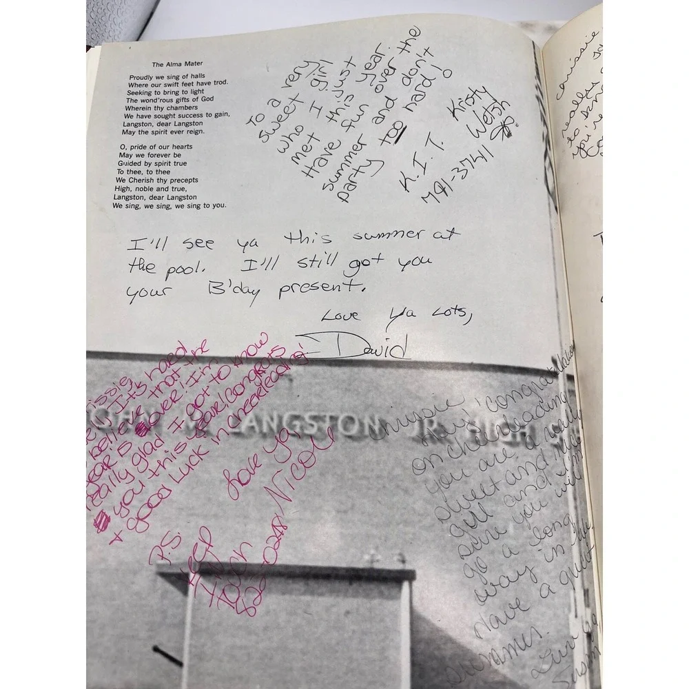 1989 John M Langston Junior High School Legend Year Book Vol 32